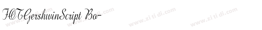 FOTGershwinScript Bo字体转换 FOTGershwinScript Bo字体转换